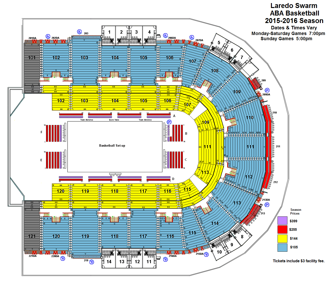 Seating Chart For Infinite Energy Center